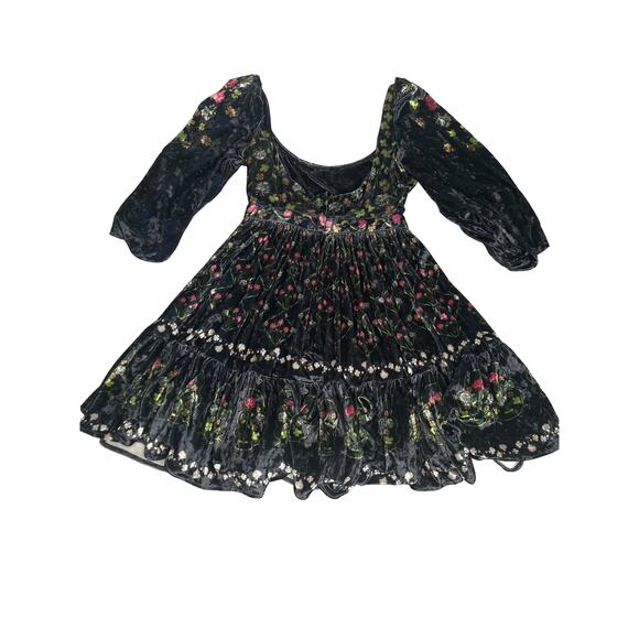 Agua Bendita Delirio Trebol Multicolored Floral Mini Dress Size: S - Picture 4 of 12